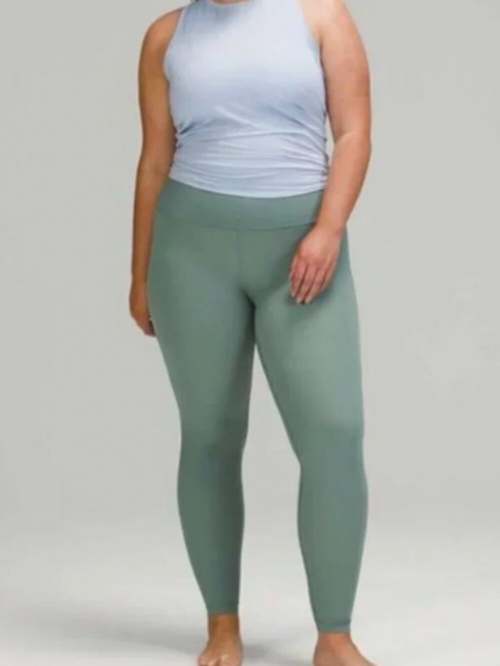 Lululemon Wunder Under High-Rise Luxtrene Tight 28" In Tidewater Teal sz 6